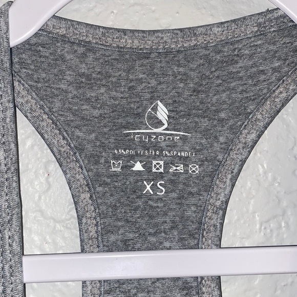 Grey Cyzone Razorback Tank Top. Size XS. - Picture 3 of 3